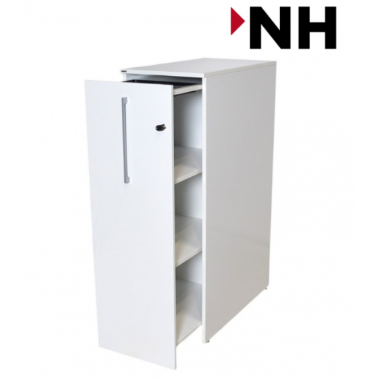 Βαγονέτο Γραφέιο Edsbyn 3XA4 Aσπρο Aριστερά 80Χ44Χ125