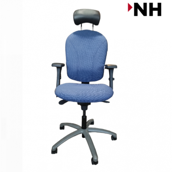 Καρέκλα Γραφείου Officeline Soft Lite χρώματος Γαλάζιο