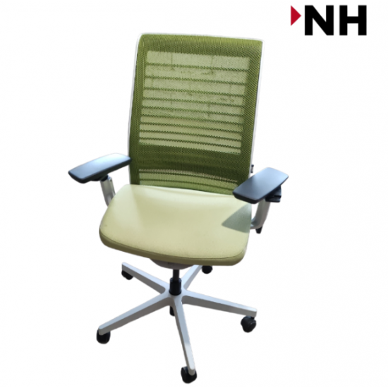 Καρέκλα Εργασίας Steelcase Reply χρώματος Λαχανί