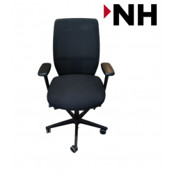 Καρέκλα εργασίας Haworth με πλέγμα χρώματος Μαύρη 