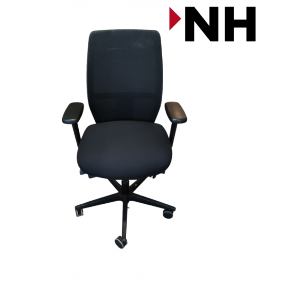 Καρέκλα εργασίας Haworth με πλέγμα χρώματος Μαύρη 