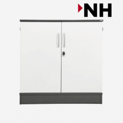 Ντουλάπι 2XA4 με Ανοιγόμενες Πόρτες χρώματος Aσπρόμαύρη 