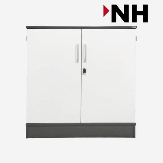 Ντουλάπι 2XA4 με Ανοιγόμενες Πόρτες χρώματος Aσπρόμαύρη 