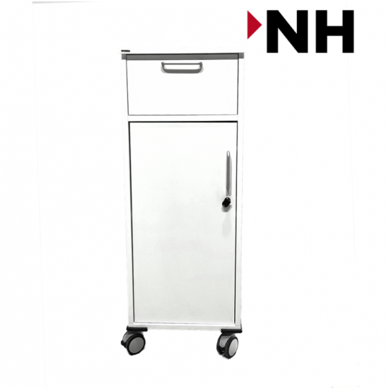 Ντουλάπι Edsbyn με Συρόμενες ρόδες χρώματος Λευκό