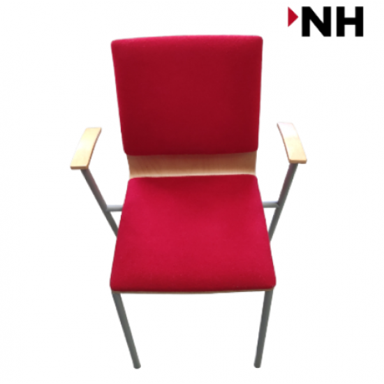 Καρέκλα συνεδρίου EFG χρώματος  Κόκκινη