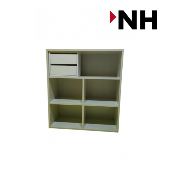 βιβλιοθήκη της εταιρίας kinnarps χρώματος Γκρι 120X43X130