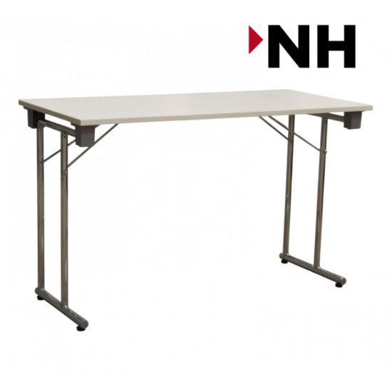 Τραπέζι Eκπαίδευσης 120×55  Λευκό / Μαύρη 