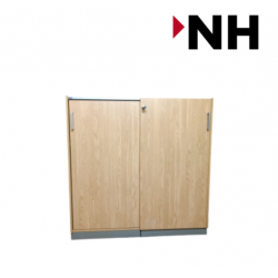 Ντουλάπι Αποθήκευσης EFG με δυο συρόμενες πόρτες χρώματος σημύδα