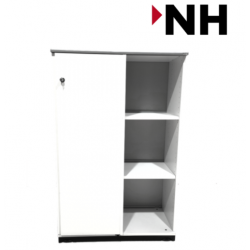 Ντουλάπι Αποθήκευσης Kinnarps 3XA4 με δυο Συρόμενες Πόρτες χρώματος Λευκό 