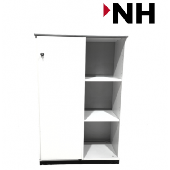 Ντουλάπι Αποθήκευσης Kinnarps 3XA4 με δυο Συρόμενες Πόρτες χρώματος Λευκό 