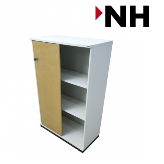 Αποθήκευση Kinnarps 3XA4 με δυο Συρόμενες Πόρτες χρώματος Σημύδα Λευκό 80X43X120