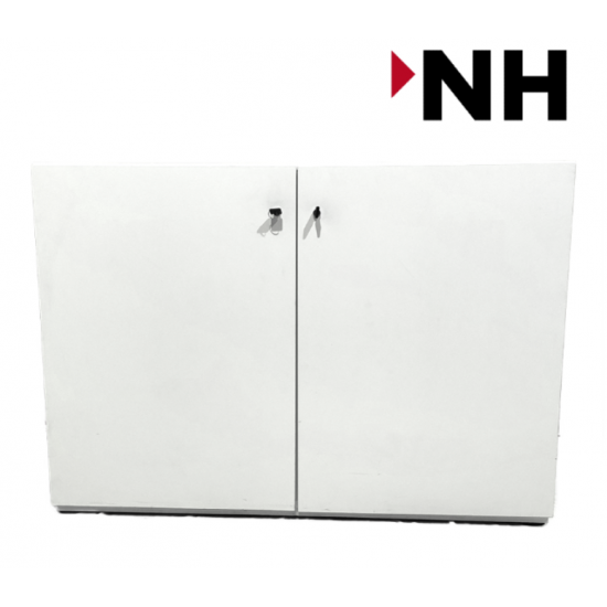 Αποθηκευτικός SA-Möbler 3ΧΑ4 λευκό 120Χ45Χ122