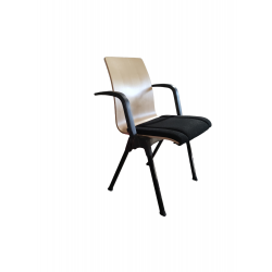 Καρέκλα συνεδρίου χρώματος Μαύρη