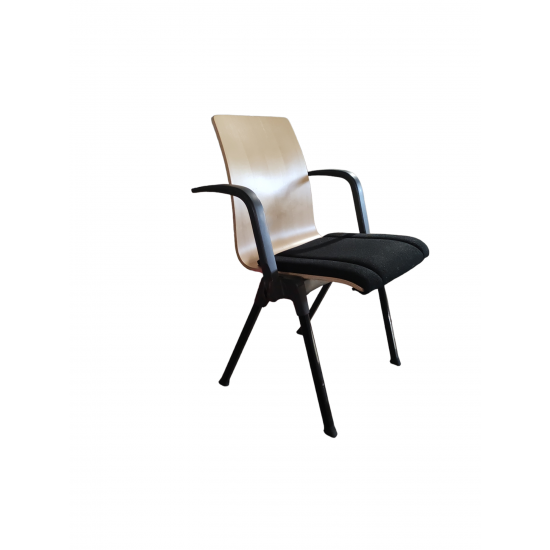 Καρέκλα συνεδρίου χρώματος Μαύρη