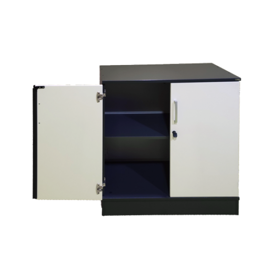 Ντουλάπι 2XA4 με Ανοιγόμενες Πόρτες χρώματος Aσπρόμαύρη 