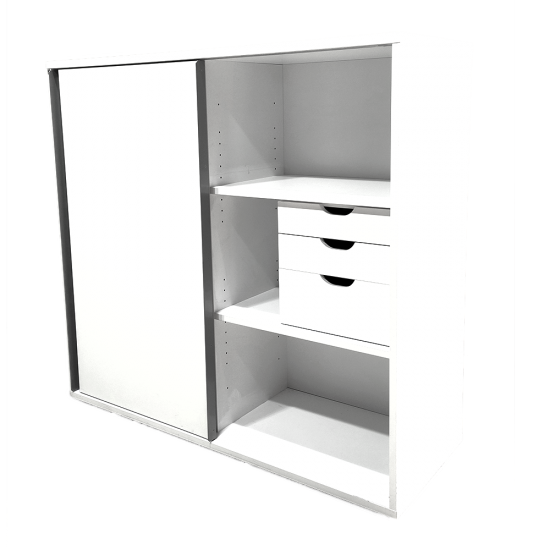 Αποθήκευση SA-Möbler 3XA4 λευκό 45X120X122