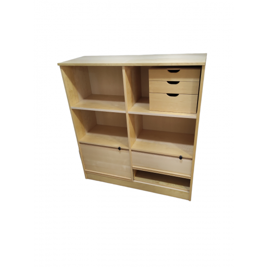 Βιβλιοθήκη Edsbyn χρώματος σημύδας 118X44X130