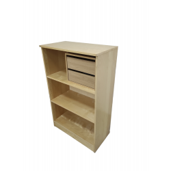 Βιβλιοθήκη Edsbyn 3XA4 χρώματος Σημύδα 44X80X130X