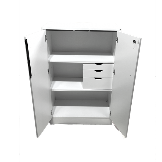 Ντουλάπι αποθήκευσης  Horreds 3XA4 με δυο Ανοιγόμενες Πόρτες χρώματος Λευκό