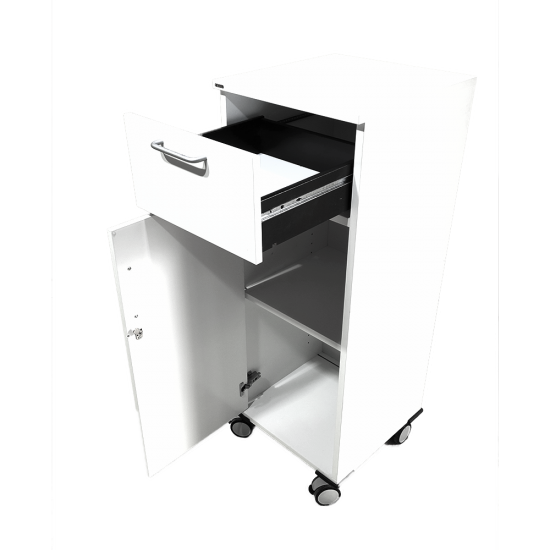 Ντουλάπι Edsbyn με Συρόμενες ρόδες χρώματος Λευκό